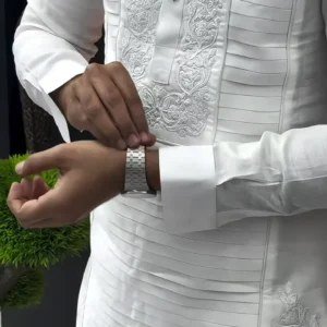 White Embroidered Men’s Kurta