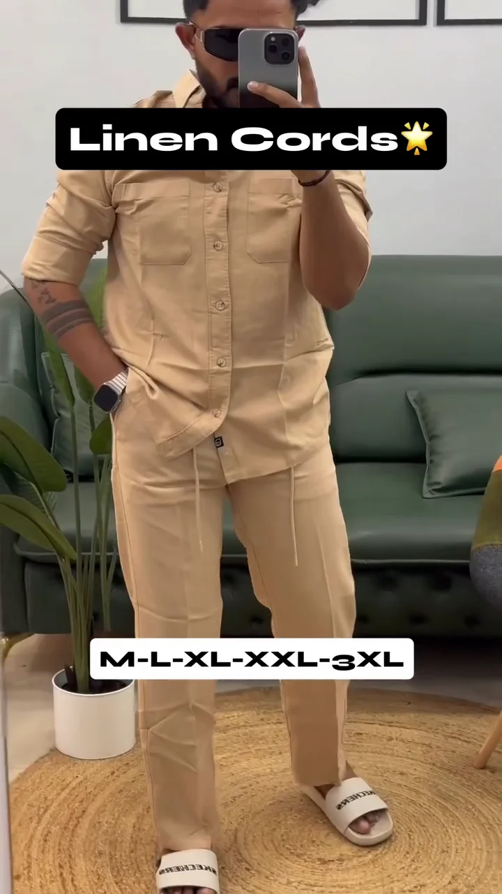 Linen Cord Set (Men)